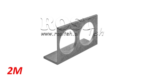 HOLDER FOR FEMALE QUICK COUPLING PUSH PULL 2 MET.