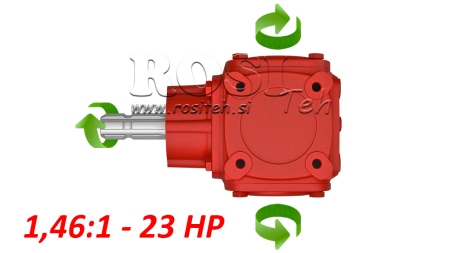 SZÖGHAJTÁS TB-19J 1,46:1 (23HP-16,9kW)