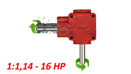 SZÖGHAJTÁS L-155J 1: 1,14 (16HP-12kW)