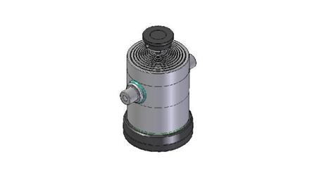 1050S -TELESCOPISCHER ZYLINDER STANDARD/KUGEL 10 STUFEN HEBUNG 2270 DURCHMESSER 300