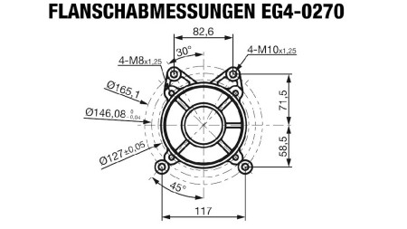 benzininis variklis EG4-270cc-6.56kW-8.92AG-3,600 RPM-H-KW25x88.2-rankinis paleidimas