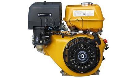 benzininis variklis EG4-420cc-9.6kW-13.1HP-3,600 RPM-H-KW25x88.5-rankinis užvedimas