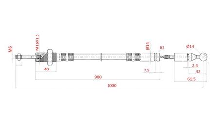 FLETTE L=1000 - kule
