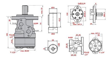 SILNIK HYDRAULICZNY MR 315