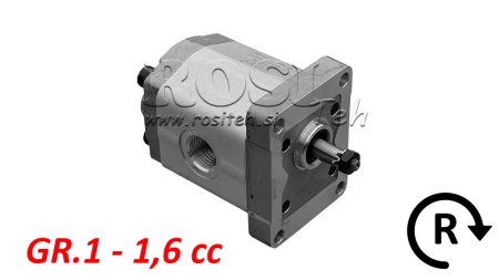 HYDRAULICKÉ ČERPADLO GR.1 1,6 CC PRAVÉ - ZÁVIT