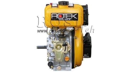 naftový motor 219cc-3.13kW-3,600 RPM-E-KW20x53-elektrický štart