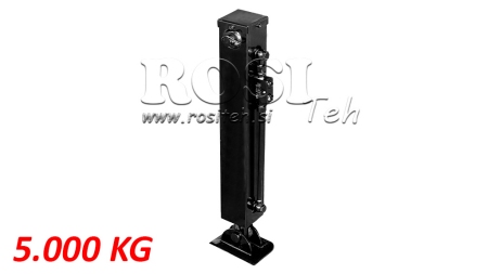 DOUBLE-ACTING HYDRAULIC SUPPORT LEG 5 TON 420MM (100X100X600)