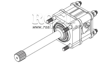 UTGÅNG FÖR HYDRAULISK PUMP - MAN