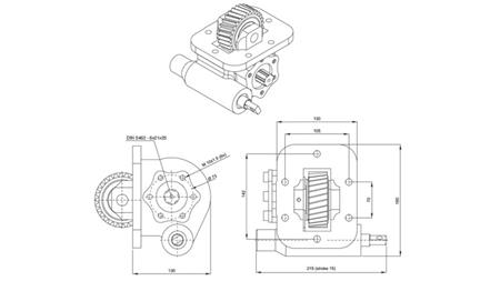 HYDRAULIPUMPUN MITAT - ISUZU HINO MEKAANINEN