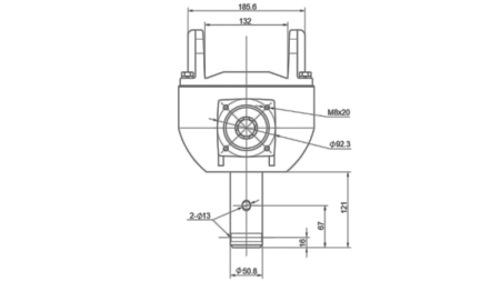 LEĶA REDUKTORS KSR50 3:1 (50HP-36.7KW)