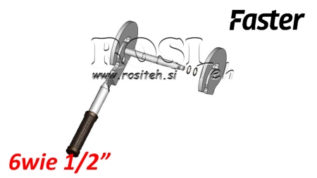 PÁKA PRE MULTI-FASTER 6CESTNÝ 1/2 PEVNÁ ČASŤ