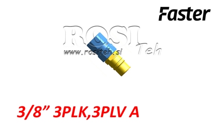 RÝCHLOUPÍNACIA SPOJKA MUŽSKÁ PRE MULTI-FASTER 3/8 3PLK 3PLV A POHYBLIVÁ ČASŤ