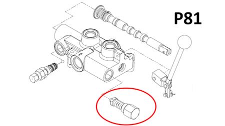 DEKOMPRESSZIÓS SZELEP P81-hez
