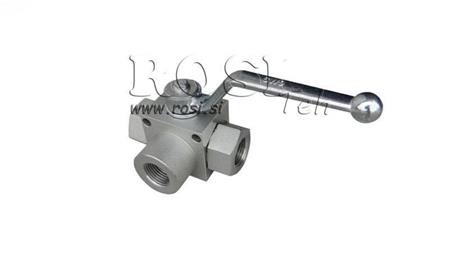 MANUALUS 3-KELIŲ VOŽTUVAS RS3 1 1/4 - 350BAR - 180 lit