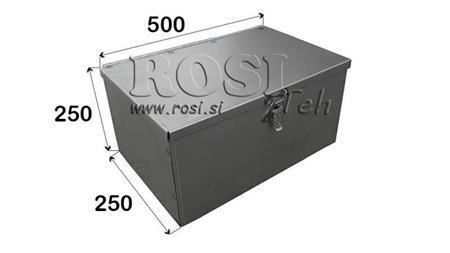 METALINĖ DĖŽĖ 500X250X250