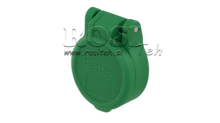 COVER PROTETTIVA VERDE PVC INNESTO RAPIDO FEMMINA PUSH PULL