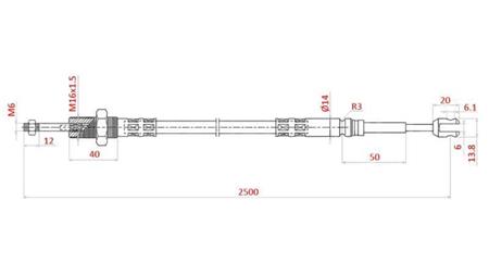FLETNING L=2500 - gafler