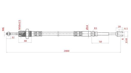 FLETNING L=2000 - gafler