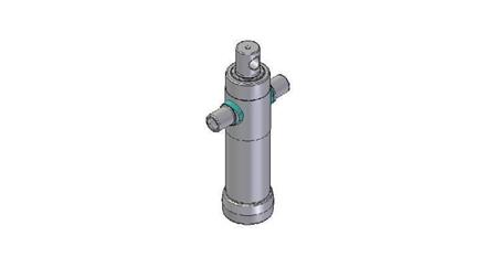 2020F -TELESKOPZYLINDER STANDARD/BOHRUNG 2 STUFEN HUB 455 DURCHMESSER 80