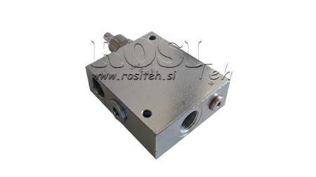 VANNE À DOUBLE VITESSE CUBE HI-LO VRSP V1230 95lit - 350bar