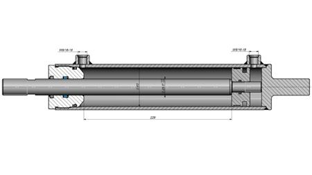HYDRAULIKLENKZYLINDER FALL OEM-87337229