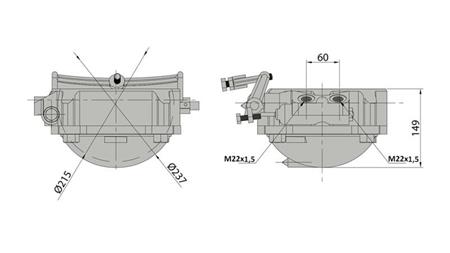 CULLA PENTRU CILINDRU TELESCOPIC - MEILLER TIPPER