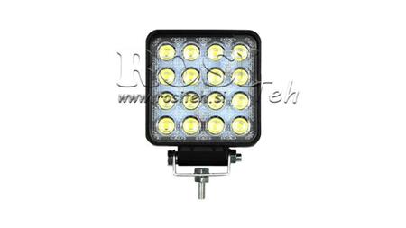 LED ARBETS LAMPA - LAMPA 16 LED 48W 12V-24V