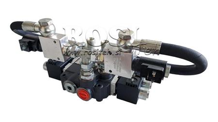 VANNE HYDRAULIQUE 2xZ80 12V CC AVEC FONCTION FLOTTANTE