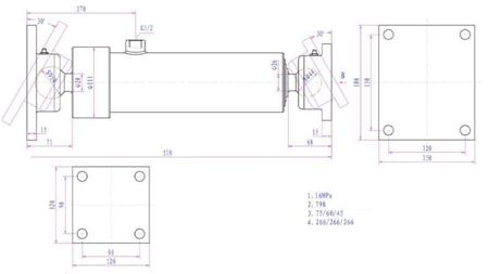TELESKOOPSILINDER 3 LAIENEMIST 805MM K3B-5T