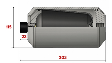 HIDRAULIČNI AKOMULATOR 1 LIT - M18x1,5