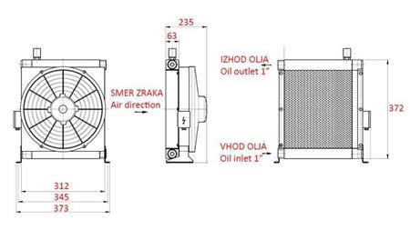ECO HLAĐAČ ULJA DC 12V 30-140 LIT
