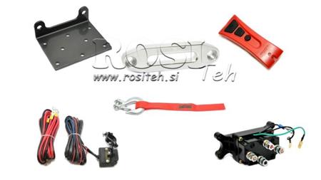 12 V ELEKTRICKÝ NAVIJAK DWH 4500 HD - 2041 kg - Syntetická šnúra