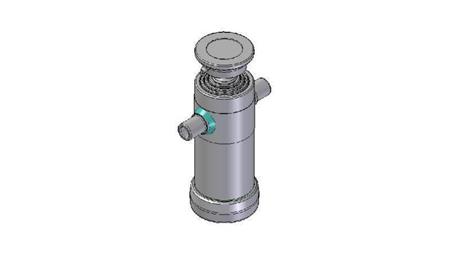 3063S - CYLINDER TELESCOPICZNY STANDARDOWY/KULKA 4 ETAPY SKOK 790 ŚREDNICA 112