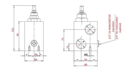 HIDRAULIČKI REGULATOR PRITISKA VMPP 1' 50-400 BAR - 160lit