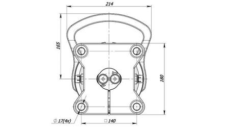 ΥΔΡΑΥΛΙΚΟΣ ΡΟΤΑΡΑΣ 4500/2250 KG ΜΕ ΦΛΑΝΤΖΑ