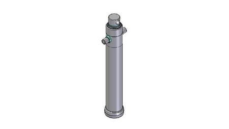 4029F -TELESCOPISCHE CYLINDER STANDAARD/GAT 2 FASES REIS 1395 DIAMETER 124
