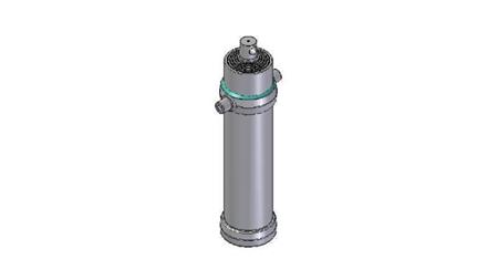 4066F -TELESCOPISCHE CYLINDER STANDAARD/GAT 6 FASES SLAAG 4185 DIAMETER 190