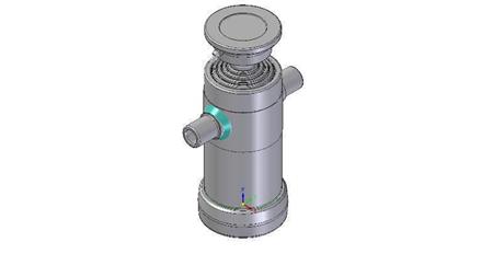 5020S - CYLINDER TELESCOPICZNY STANDARDOWY/KULKA 5 ETAPÓW SKOK 680 ŚREDNICA 112
