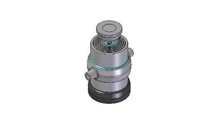 5030S -CYLINDER TELESCOPICZNY STANDARD/BALL 5 ETAPÓW SKOK 1170 ŚREDNICA 215