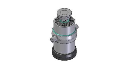 5032S -TELESCOPIC CYLINDER STANDARD/BALL 5 STUFEN HUB 1450 DURCHMESSER 215
