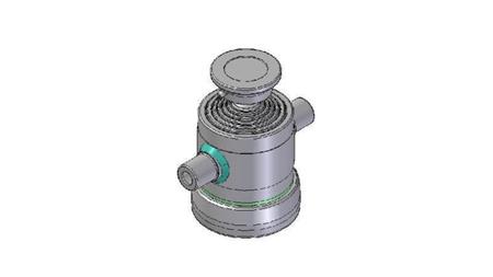 6005S -TELESCOPIC ZYLINDER STANDARD/KUGEL 6 STUFEN HUB 690 DURCHMESSER 152