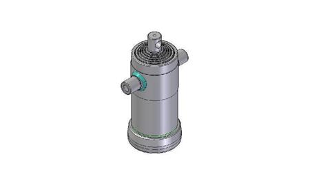 6008F -TELESKOPZYLINDER STANDARD/LOCH 6 STUFEN HUB 1480 FI 152