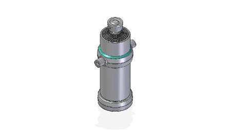 7021S -TELESCOPIC CYLINDER STANDARD/BALL 7 STUFEN HUB 2955 DURCHMESSER 190
