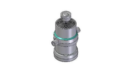 8005S -TELESCOPIC ZYLINDER STANDARD/KUGEL 8 STUFEN HUBLÄNGE 2060 DURCHMESSER 190
