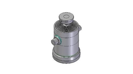 8053S -TELESCOPICKÝ CYLINDR STANDARD/KULIČKA 8 STUPŇŮ ZDVIH 2465 PRŮMĚR 300