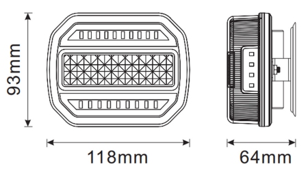 SADA MAGNETICKÝCH LED SVETIEL - BEZDRÔTOVÁ 12/24V CANBUS