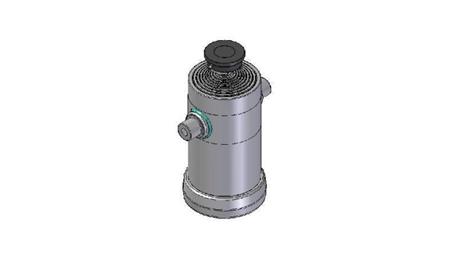 9034S -TELESCOPICKÝ VALEC ŠTANDARD/GULIČKA 9 STUPŇOV ZDVIH 3157 PRIEMER 270