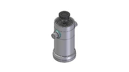9036S -TELESCOPIC ZYLINDER STANDARD/KUGEL 9 STUFEN HUB 3967 DURCHMESSER 270