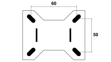 75 mm RATAS SU FIXUOTA PAGRINDU