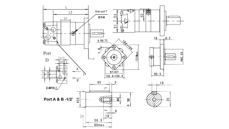 MOTORE IDRAULICO MS 80 ECO (ALSG3-80)